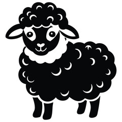 Vector Sheep Illustration for Merchandise