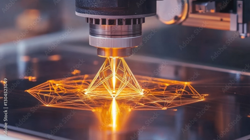 Poster advanced cnc router machine cutting intricate shapes into acrylic.