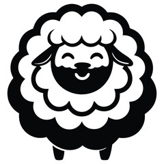 Obraz premium Sheep Illustration for Prints and Branding