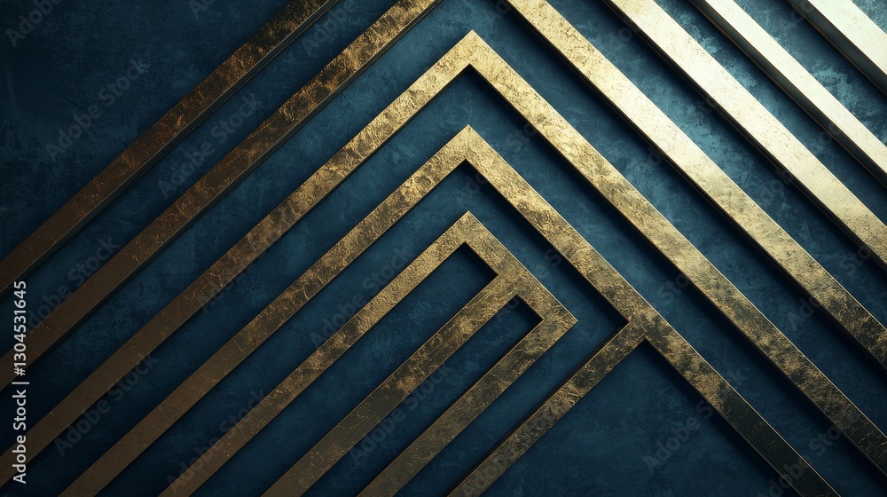 Poster dynamic gold patterns in a textured background abstract design digital art modern aesthetic close-up