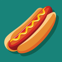 hot dog vector