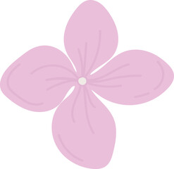 Hydrangea Flower Hand Drawn