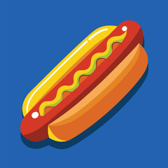 hot dog vector