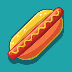 hot dog vector