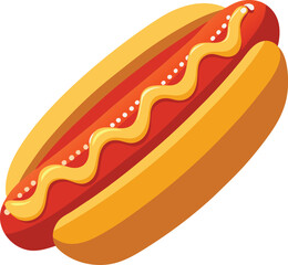 hot dog vector