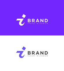 Modern Abstract Letter i Logo Design for Brand Identity