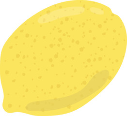 Hand drawn illustration of lemon