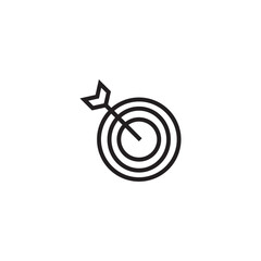 Target Icon In Trendy Design Vector Eps 10, Editable Stroke