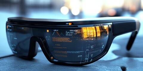 Futuristic digital technology background with data network design