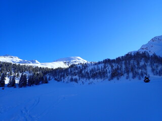skitouring destination rauris valley in winter