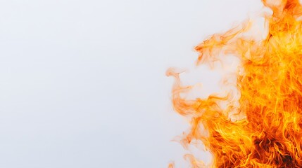 Fire ignition event industrial area fire dynamics urban environment close-up view energy release concept