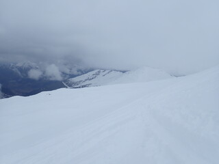 skitouring destination rauris valley in winter