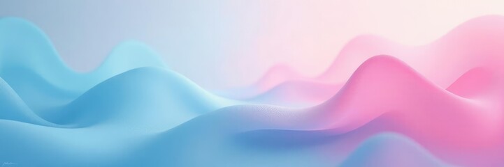 Soft pink hues merging with gentle blue strokes, gentle blue, serene, color blend