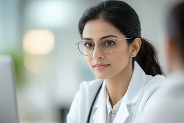 Obraz premium young female doctor