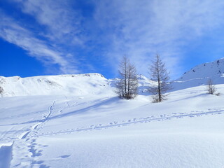 skitouring destination rauris valley in winter