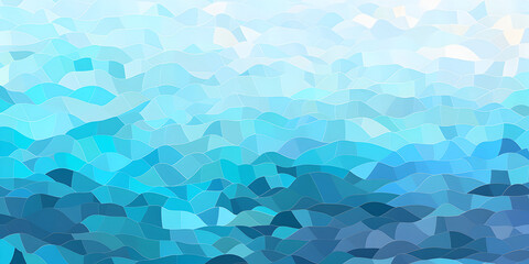 Abstract blue and turquise halftone fading background