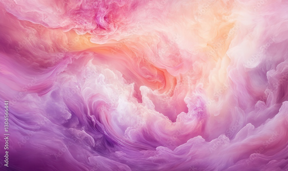 Poster dynamic swirls of vivid pink and purple tones blending smoothly into each other, creating an abstrac
