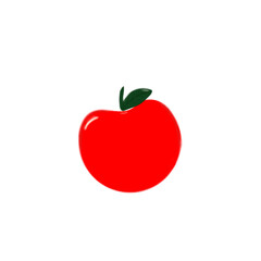 red apple vector illustration