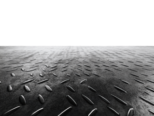 Textured Metal Surface: A close-up view of a textured metal surface with a repeating pattern, showcasing durability and industrial design, perfect for abstract concepts and backgrounds.