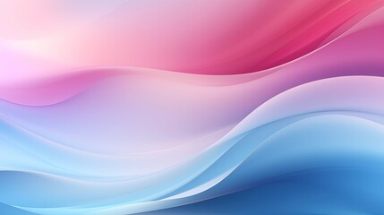 Fototapeta premium Abstract Background with Soft Gradients from Light Pink to Blue, Featuring Smooth Curves and Simple Shapes, Suitable for Various Applications
