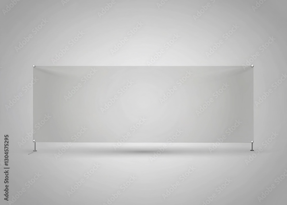 Poster gradient light gray banner background with empty space for text - perfect for website headers and so