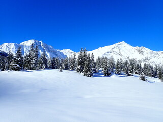 skitouring destination rauris valley in winter