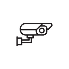 a sleek cctv icon design for security systems and surveillance applications