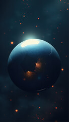 Fototapeta premium Stylized Soccer Ball