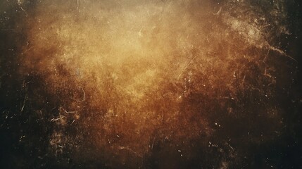 Grunge Texture Background with Warm Brown and Golden Tones