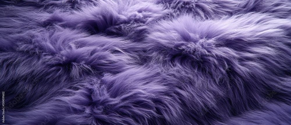 Poster luxurious purple fur texture background with soft and fluffy fibers creating a cozy and warm atmosph