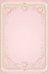 Abstract lace borders flower accents background poster template