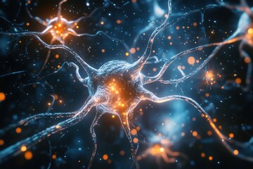 Neural Pathways Forming Complex Networks with High-Tech Design