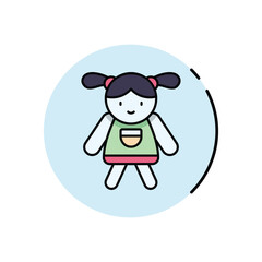 Doll Vector icon