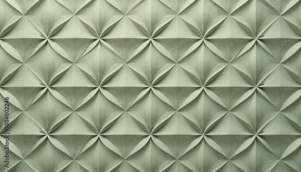 Poster geometric three dimensional textured wall pattern with symmetrical arrangement