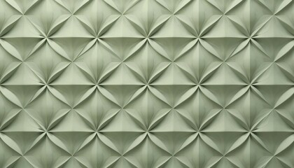 Geometric three dimensional textured wall pattern with symmetrical arrangement