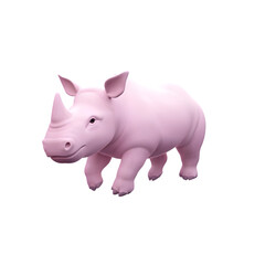 Fototapeta premium High-quality 3D animal icon with a polished and professional look