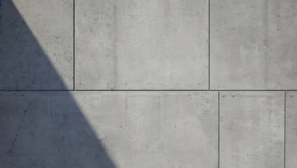 Fototapeta premium Sunlight and Shadow on Concrete Wall