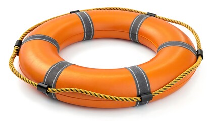Orange Lifebuoy Ring – Safety, Rescue & Emergency Life Saver