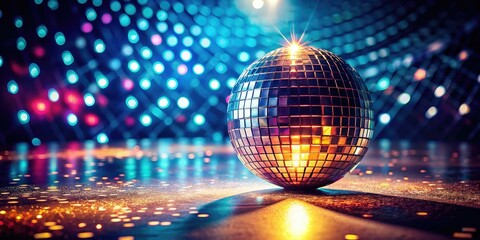 Shine bright with this 70s disco ball! Perfect retro party d&eacute;cor, glamour nightclub vibes, and stunning photography prop.