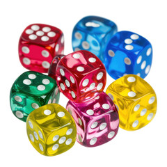 Colorful dice