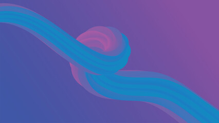Abstract Knot with Gradient Flow