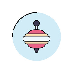 Spinning Top Vector icon