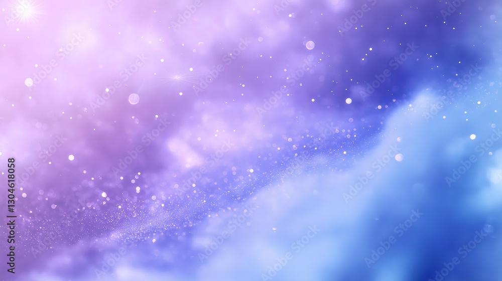 Poster abstract background with a gradient of colors. the background is predominantly blue and purple, with