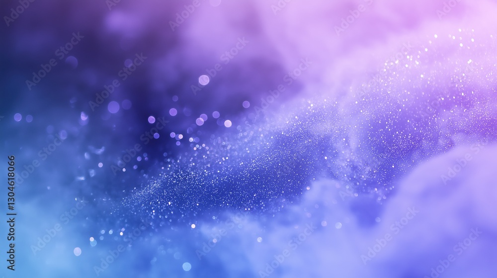 Poster abstract background with a gradient of colors. the background is predominantly blue and purple, with