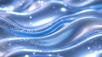 Abstract background with a wave-like texture. the wave is made up of multiple layers of blue liquid, creating a gradient effect.