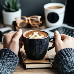 Night owl brewing coffee habits strong black preference for late work sessions at home