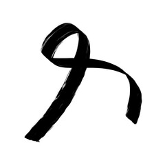 hand drawn doodle of simple sign of correctness