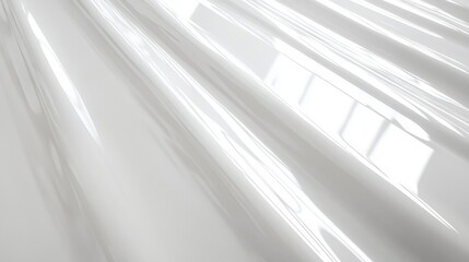 Obraz premium Abstract White Glossy Surface Texture Background