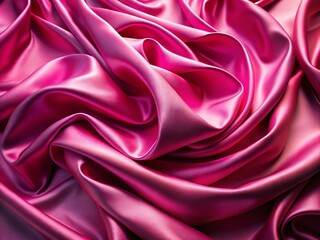 Obraz premium Luxurious Pink Silk Drape Backdrop for Product Photography