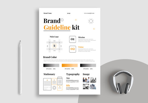 Brand Guideline kit Layout